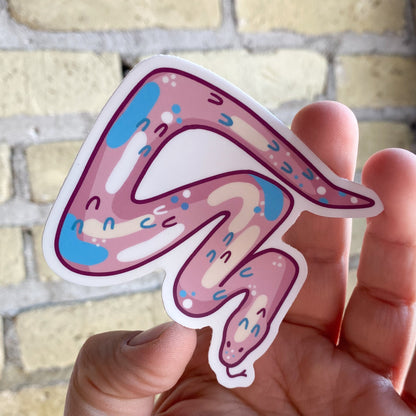 Transgender Snake / Subtle LGBTQ Pride Reptile Sticker