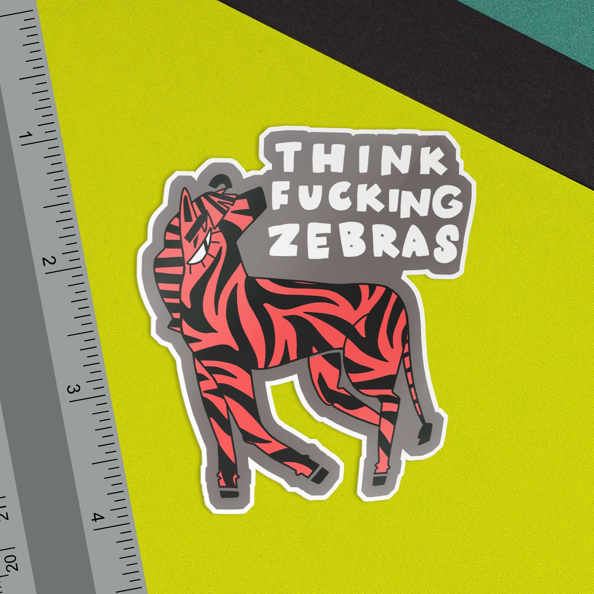 Think Zebras Bold EDS Sticker