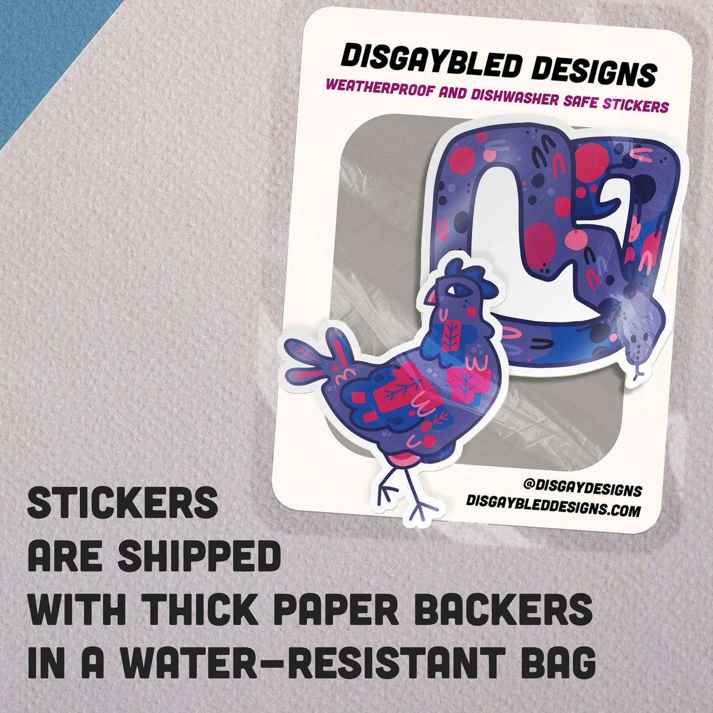 Bisexual Snake / Subtle LGBTQ Pride Reptile Sticker