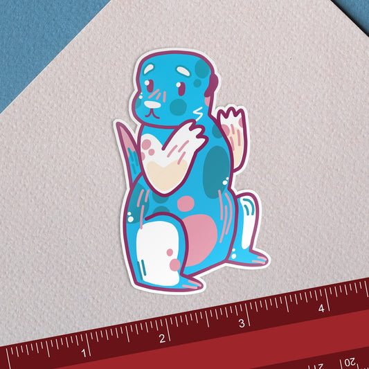 Transgender Prairie Dog / Subtle LGBTQ Pride Sticker