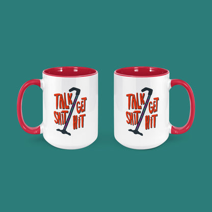 Talk Shit Get Hit Bold Mobility Aid Mug 15oz