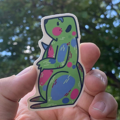 Polysexual Prairie Dog Sticker / Subtle LGBTQ Pride Sticker