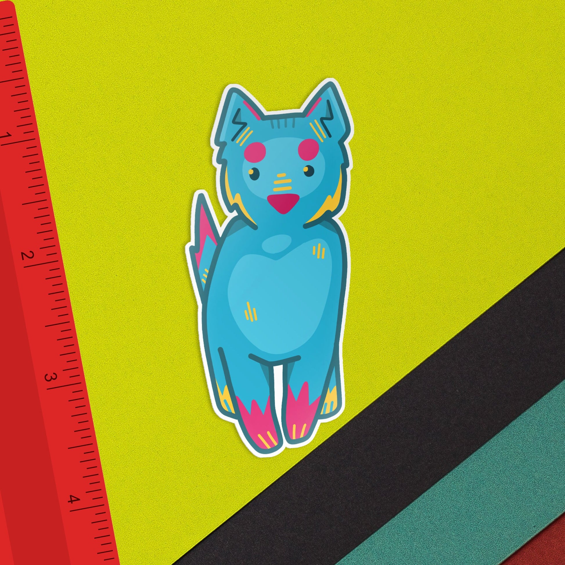 Pansexual Puppy Dog / Subtle LGBTQ Pride Sticker